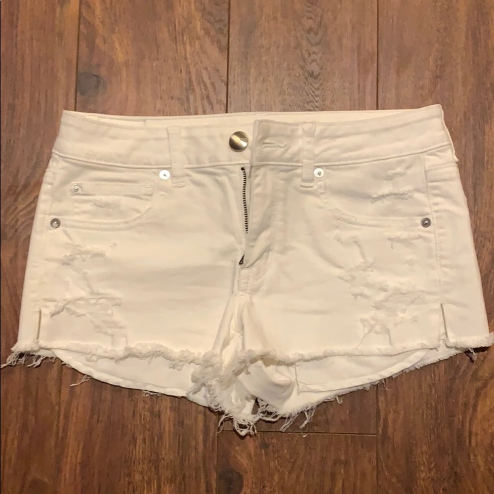 AEO White Shorts